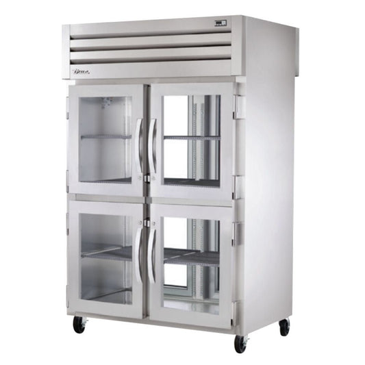 True STA2RPT-4HG-2G-HC Frigorifico Vertical 4 Medias Puertas Cristal 3 Parrillas -  - True - King Star