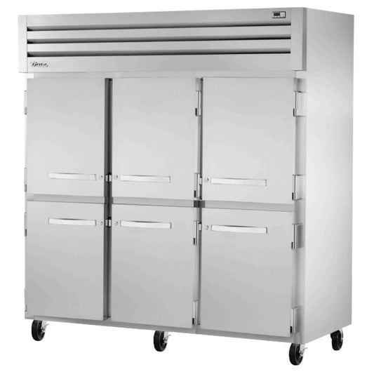 True STA3F-6HS-HC Congelador Vertical 6 Medias Puertas Solidas 3 Parrillas -  - True - King Star