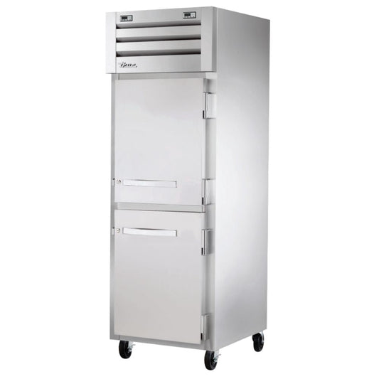 True STG1DT-2HS-HC Refrigerador Congelador Vertical 2 Medias Puertas Solidas  3 Parrillas -  - True - King Star