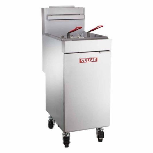 Vulcan by Hobart LG300 Freidora a Gas Puerta Reforzada Acero Inoxidable - Freidores - Vulcan - King Star